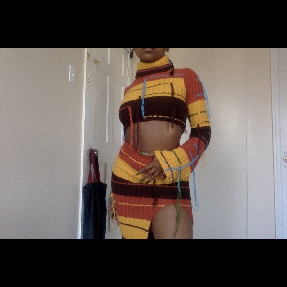 Fashion nova cardi b set xs